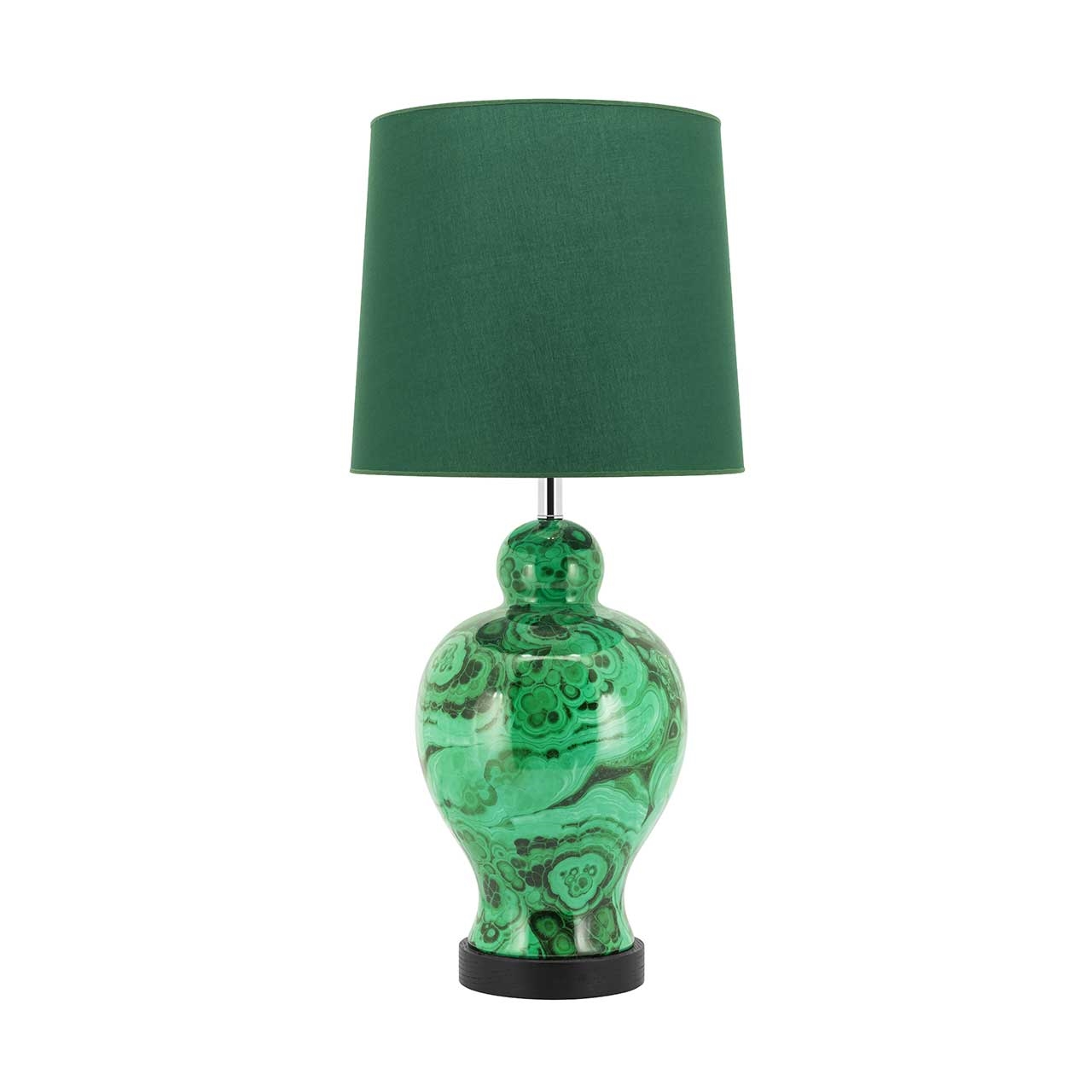 500313-90 ABHIKA НАСТОЛЬНЫЙ ЛАМПА CURVY H86 D40 BLACK  - Вид №1