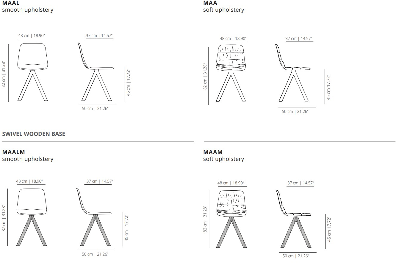 Viccarbe Мягкое вращающееся кресло на жердочке Maarten sun-id-1352641 - Вид №23