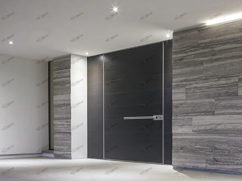 OIKOS VENEZIA Распашная бронедверь обшита дубом венге Synua sun-id-1474036