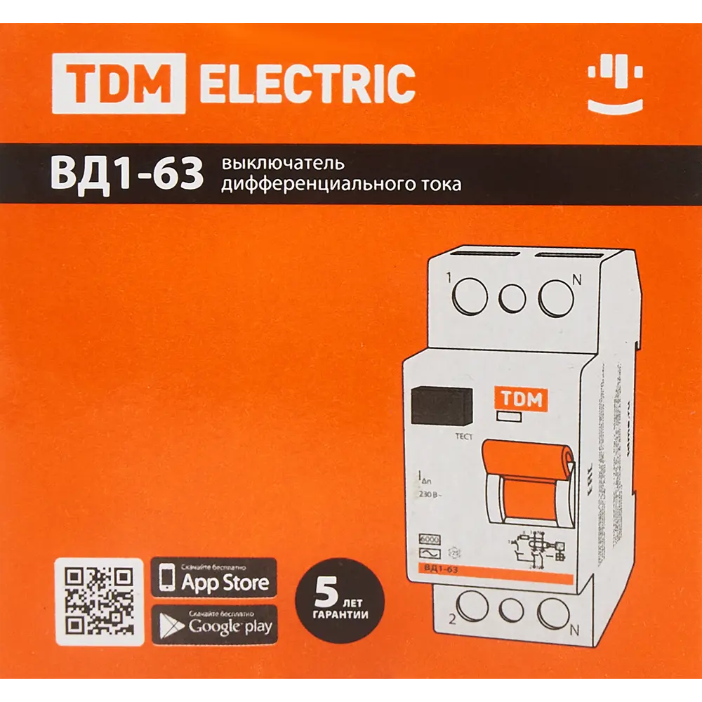 УЗО TDM Electric ВД1-63 — защита от перепадов напряжения для домашней сети 84399427 STLM-0049211 - Вид №5