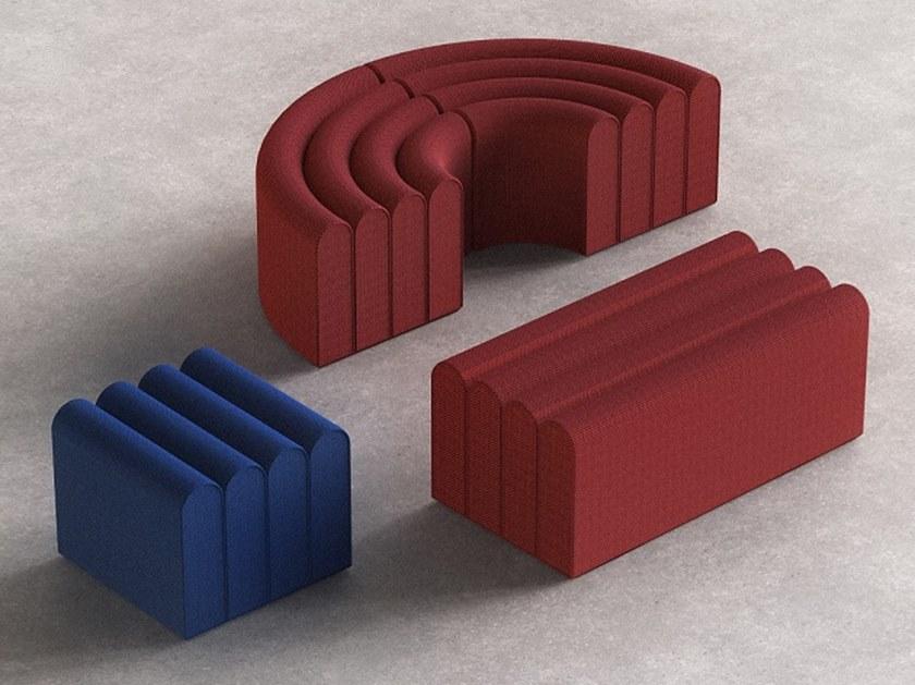 Zilio A&C Модульный тканевый пуф Arkad sun-id-1422016 - Вид №5