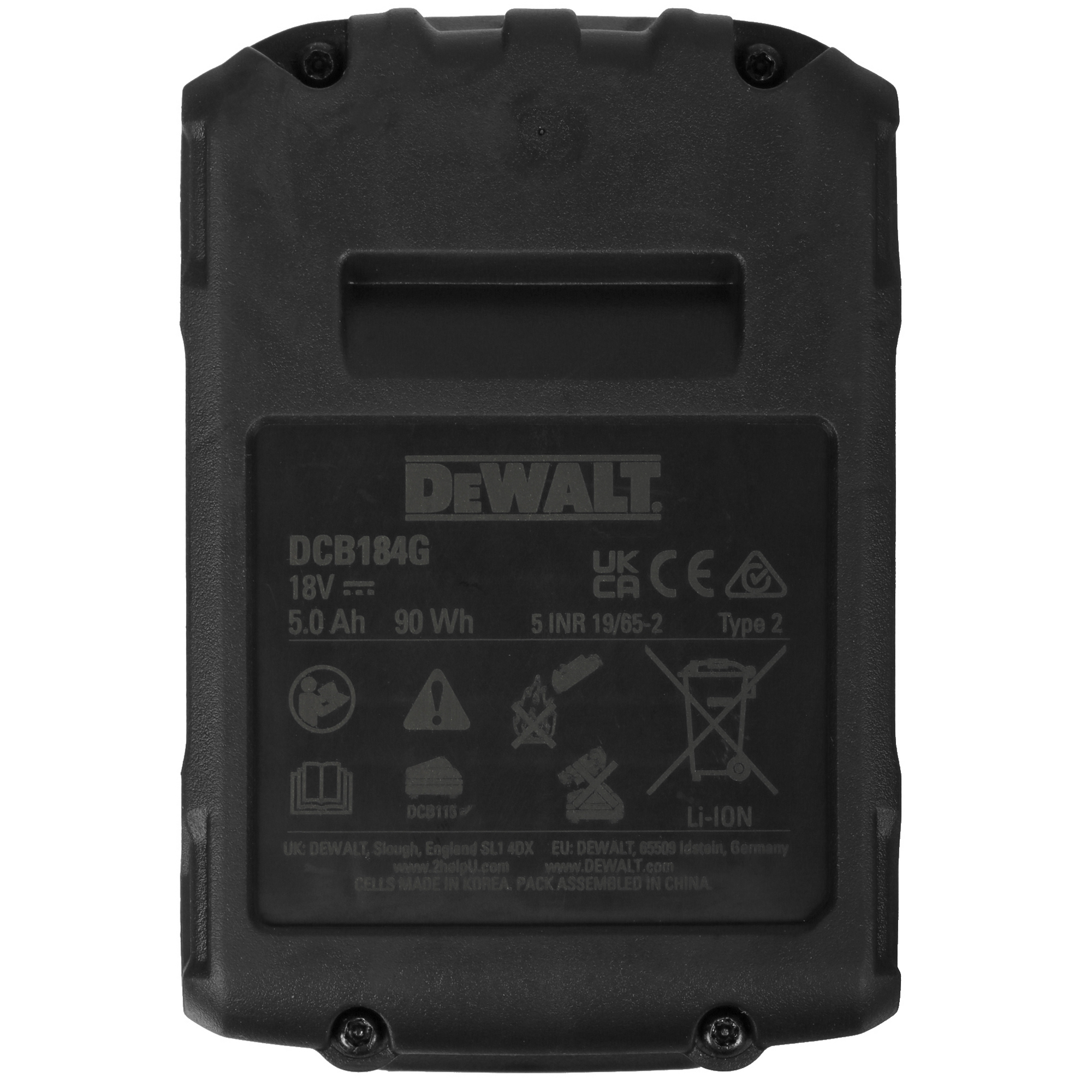 Аккумулятор DeWALT DCB184G 5437890 STDN-0026268 - Вид №2