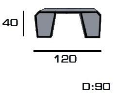 Tonino Lamborghini Casa Низкий стол из альютекса с вещевым ящиком Imola sun-id-1399178 - Вид №1