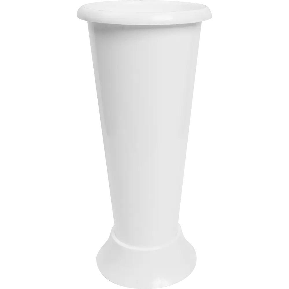 Вазон ø20 h42.5 см v5.5 л полипропилен белый Santreyd Товар без серии STLM-2069778