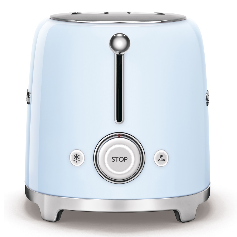 Тостер Smeg на 2 ломтика, голубой TSF01PBEU - Вид №8