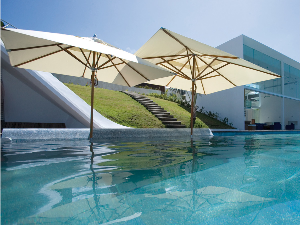 66.00.0033 Навес Sunrise 2.75 x 2.75 м - квадратный - uni natural Mbm - Вид №1