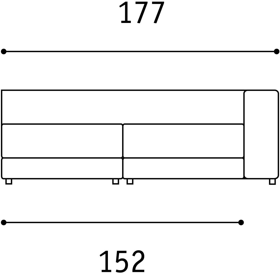 Febal Casa Модульный тканевый диван с шезлонгом sun-id-1425133 - Вид №8