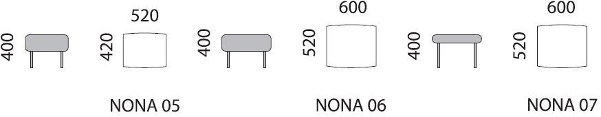 mminterier Подставка для ног из ткани Nona sun-id-1353247 - Вид №3