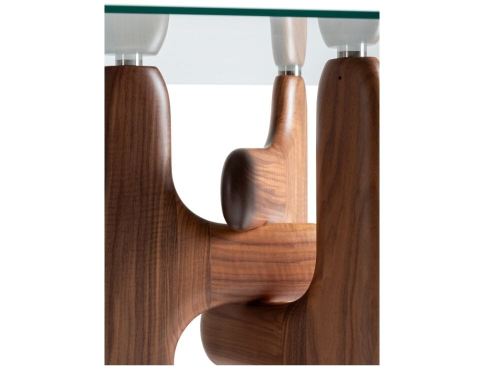 Круглый стол с твердой деревянной основой Pacini & Cappellini Clifford ARCH-00100263 - Вид №3