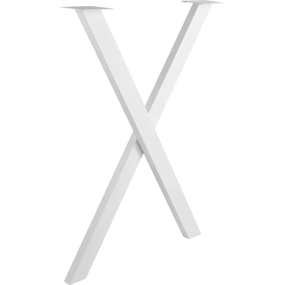 Подстолье для обеденного и письменного стола 72 см сталь цвет белый сатинированный DUCKANDDOG STLM-2063856 - Вид №4