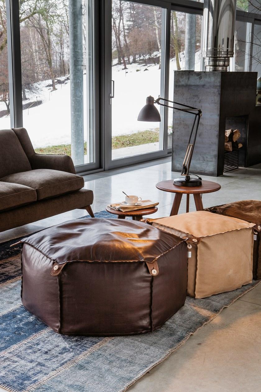 Vibieffe Пуф со съемным чехлом из кожи или ткани sun-id-1417546 - Вид №4