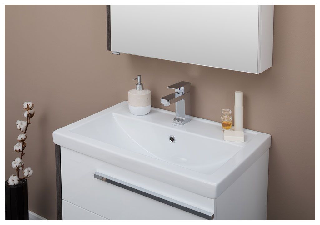 Тумба с раковиной Aquanet Фостер 70 эвкалипт мистери/белый 0020206400187813 - Вид №6