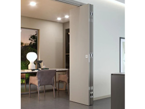 Лакированная книжная дверь