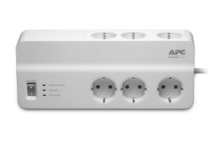 15907738 Сетевой фильтр Essential SurgeArrest 6 outlets 230V, 2m, 10A PM6-RS APC