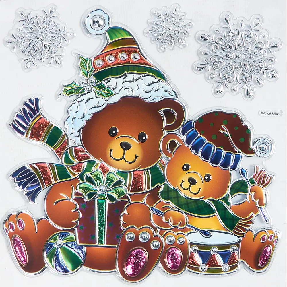 Декоративная наклейка Медвежата 18х23см Santreyd STLM-2004549