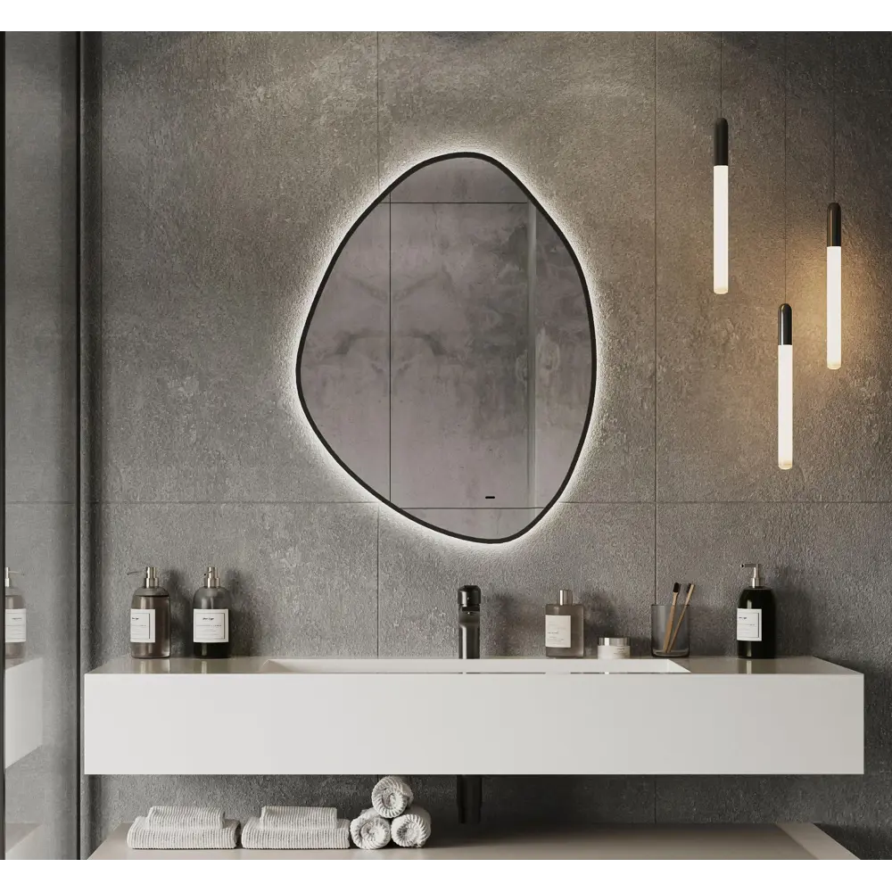 Зеркало в ванную комнату Juno 65x85 см с подсветкой CONTINENT Зеркало с LED-подсветкой STLM-2135341