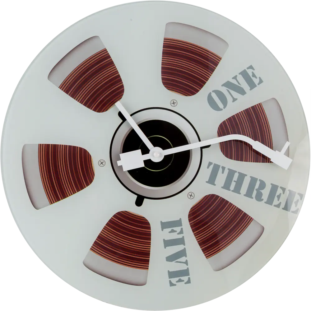 Часы настенные «Бобина» D30 см пластик цвет коричневый Santreyd STLM-2052737