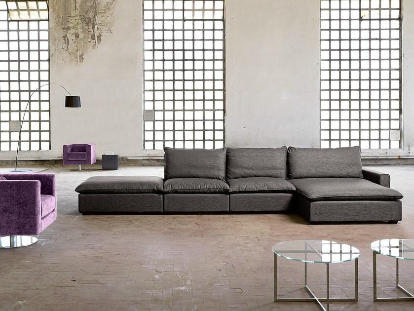 Domingo Salotti Диван из ткани с шезлонгом Henri sun-id-1503918 - Вид №3