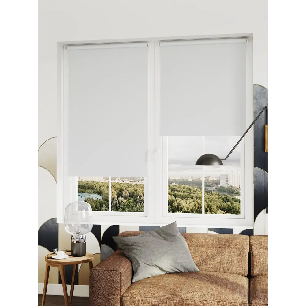 Штора рулонная Сансет 140x175 см серая DOMLEGRAND STLM-2089937 - Вид №3