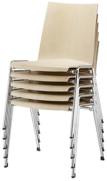 Brunner Стул для конференций штабелируемый из фанерованной древесины First sun-id-1508536 - Вид №4