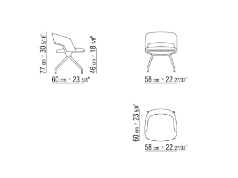 Мягкий стул Flexform Alma ARCH-00065088 - Вид №9