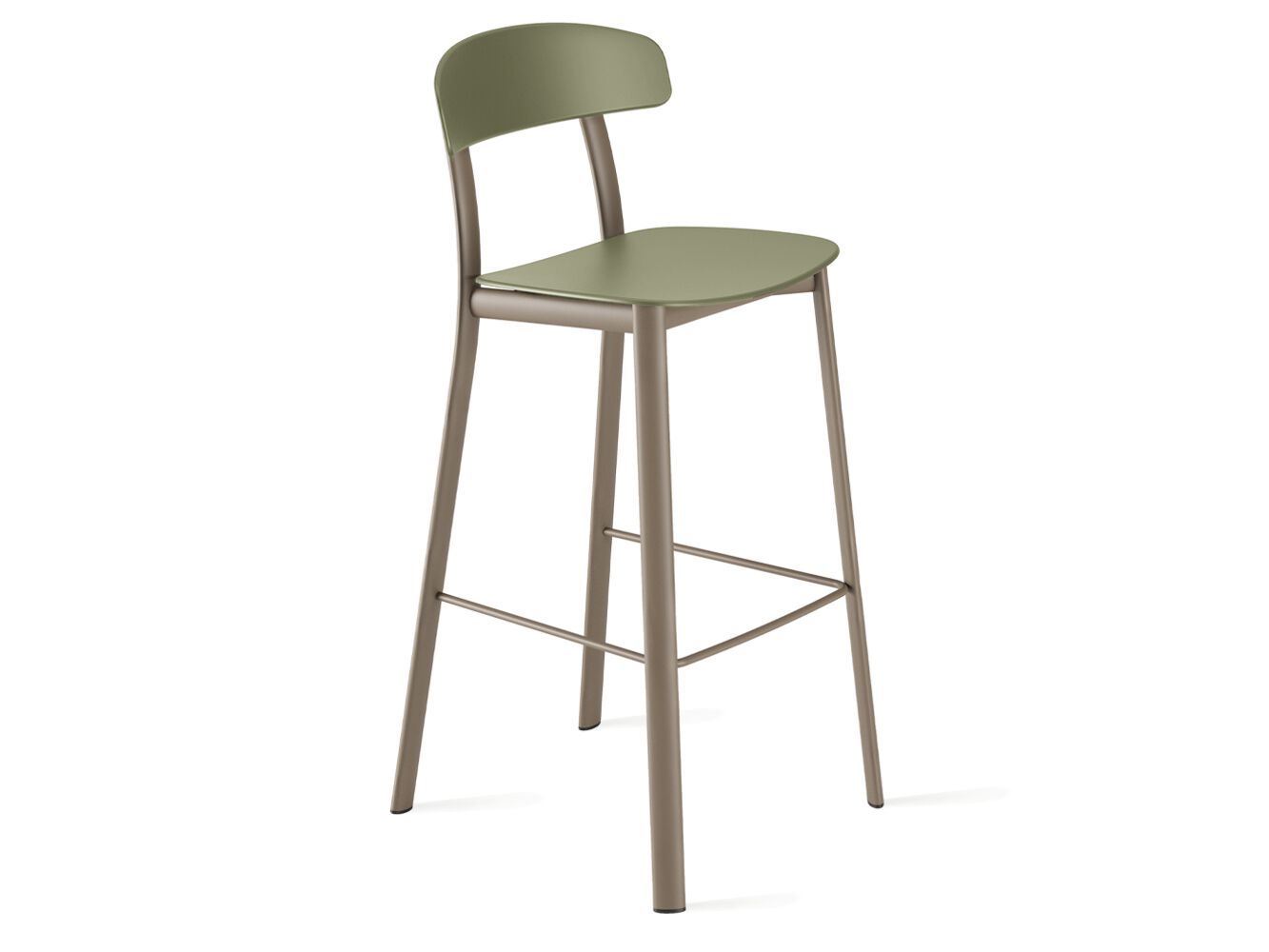 Высокий стул из полипропилена со спинкой Infiniti Feluca ARCH-00116572 - Вид №1