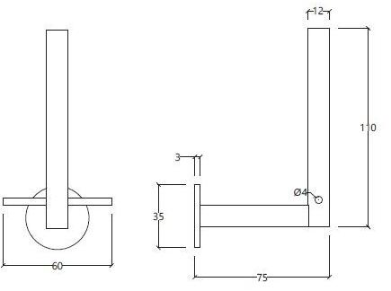 Water Evolution Держатель рулона из нержавеющей стали Lapa sun-id-1473479 - Вид №1
