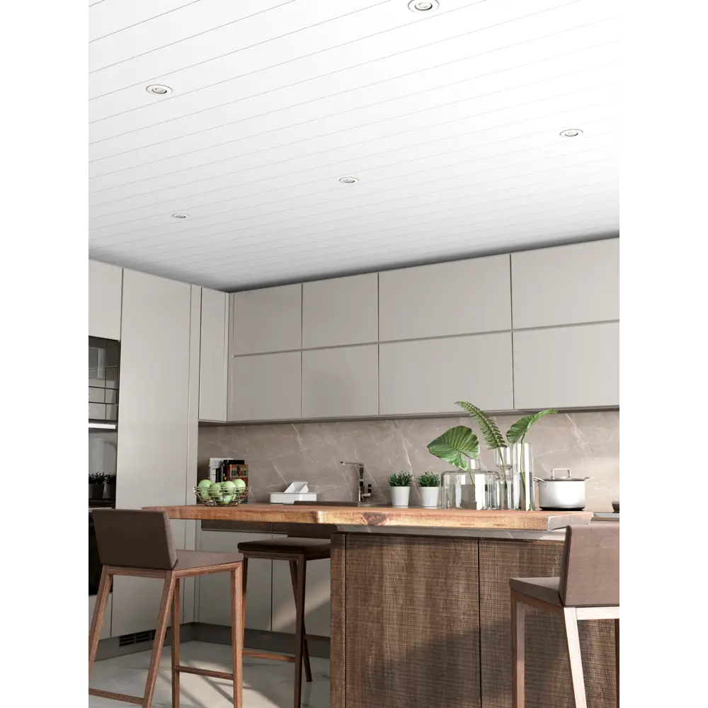 Набор реек 2x1.05 м цвет белый шёлк CESAL STLM-2015888