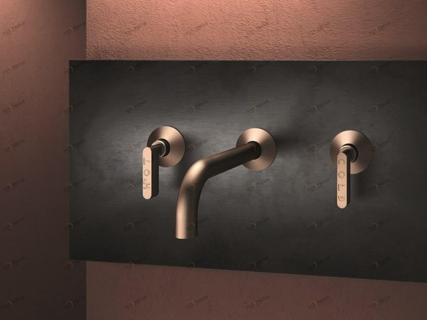 GEDA Смеситель для умывальника из латуни с 3 отверстиями Koè Koe57 Santreyd