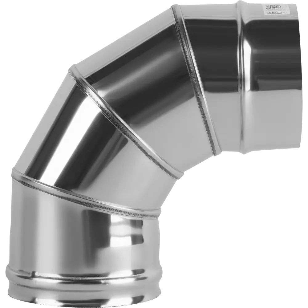 Колено 4 секции Металлик и Ко угол 90 (430/0.5 мм) D120 мм STLM-2091328 - Вид №1