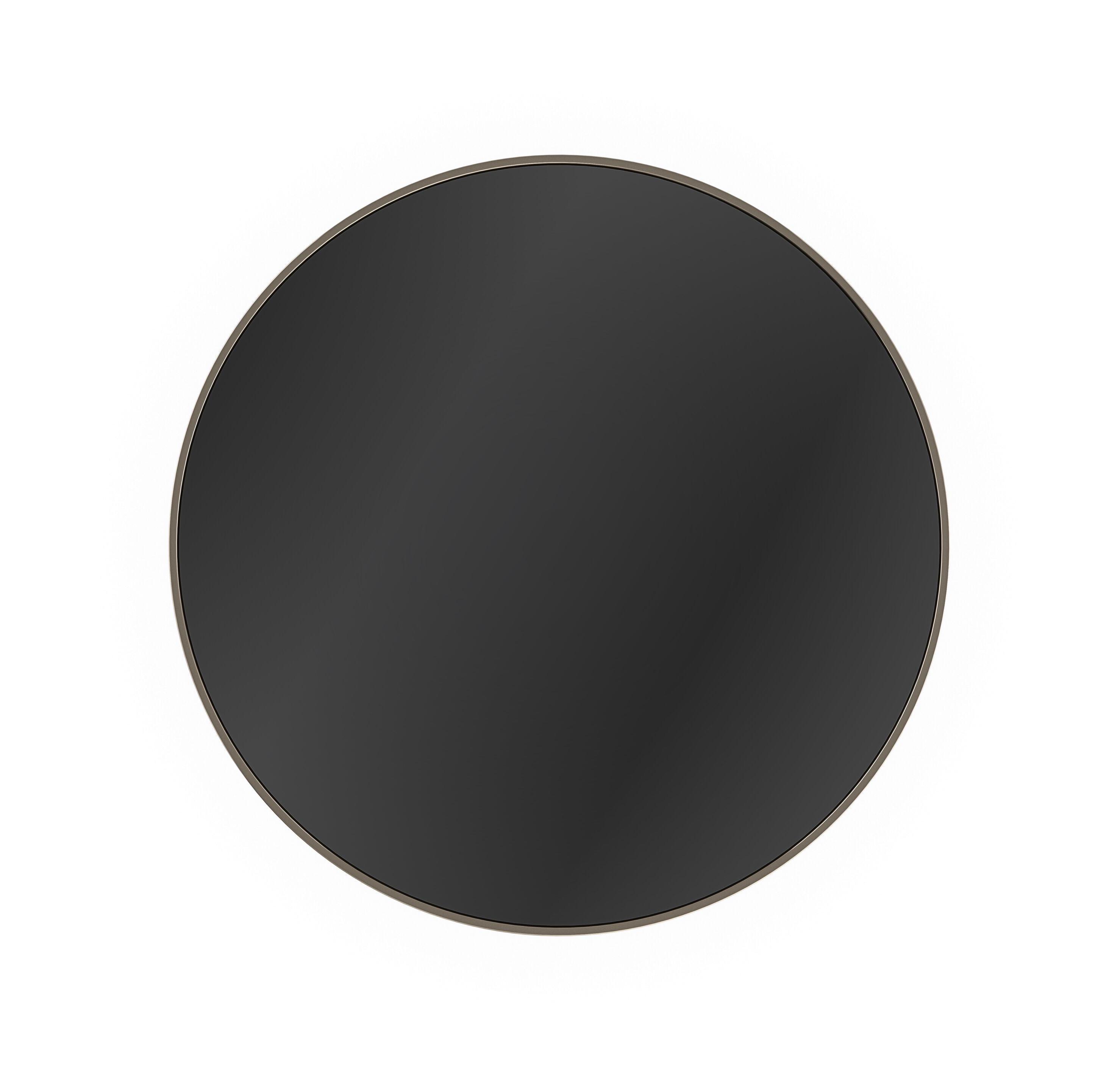 Высокий круглый журнальный столик из зеркального стекла Caracole UMBRA ARCH-00152147 - Вид №3