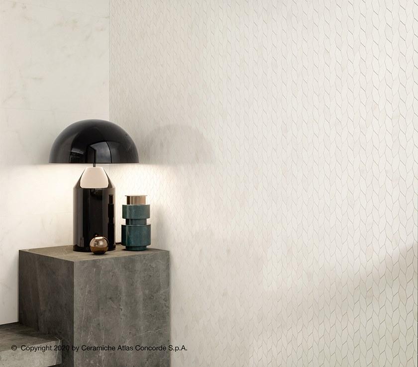 Atlas Concorde Белая плитка для стен с эффектом мрамора Marvel shine sun-id-1375735 - Вид №38