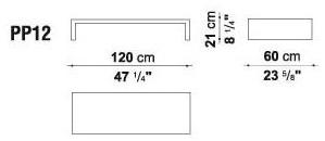 B&B Italia Низкий прямоугольный журнальный столик в сотах Pab sun-id-1440941 - Вид №4