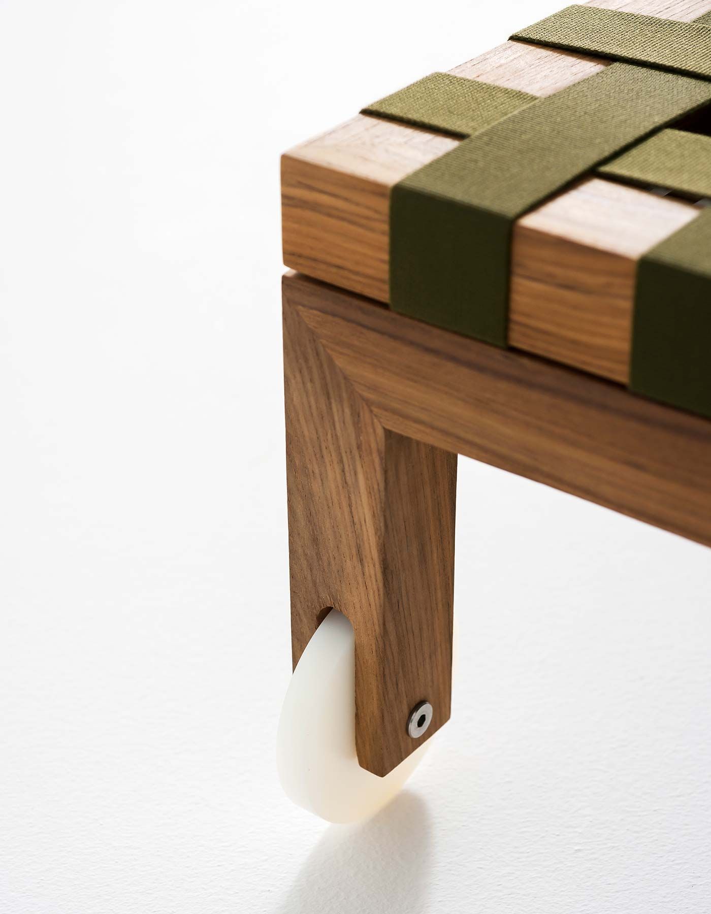 Садовая кровать из тикового дерева с колесами RODA ARCH-00113302 - Вид №12