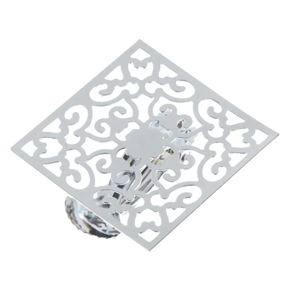 Клипса «Орнамент» металл цвет хром Santreyd STLM-2211365