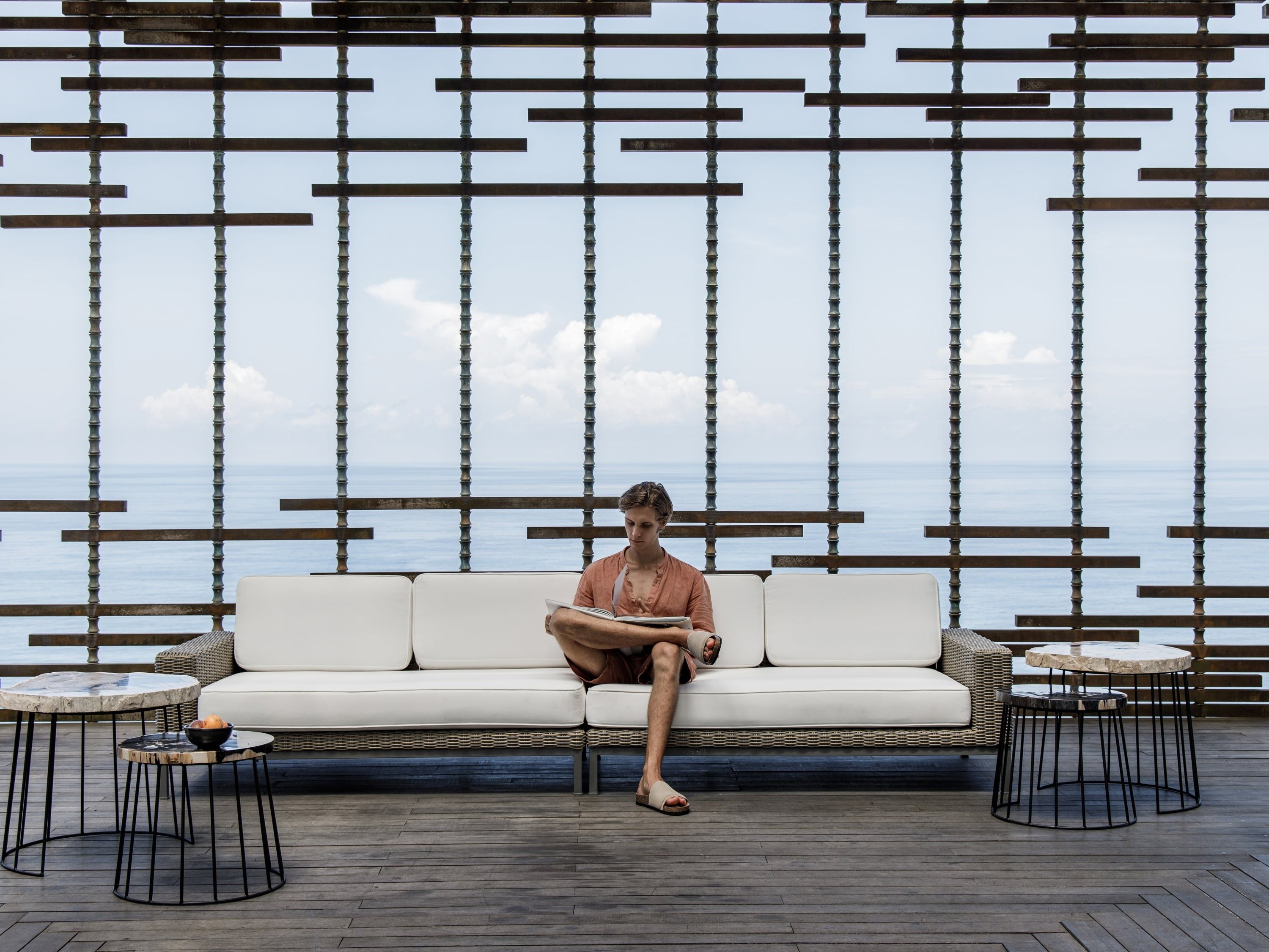 2-местный тканевый садовый диван cbdesign Опера ARCH-00127782 - Вид №2