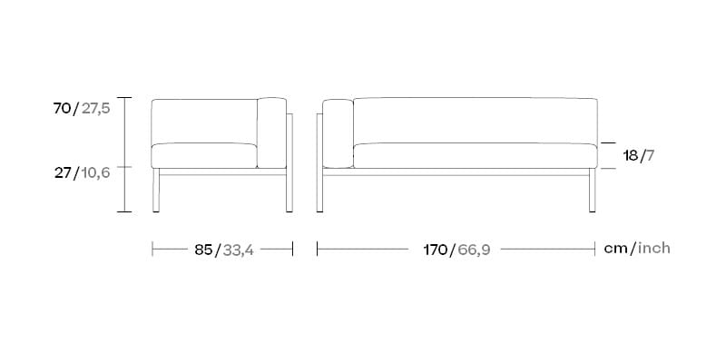 Тканевый модульный садовый диван Kettal пейзаж ARCH-00113182 - Вид №9