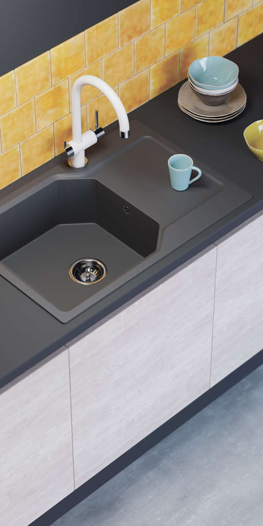 Кухонная мойка Yonaka 78-LB BL OMOIKIRI 4993341 - Вид №2