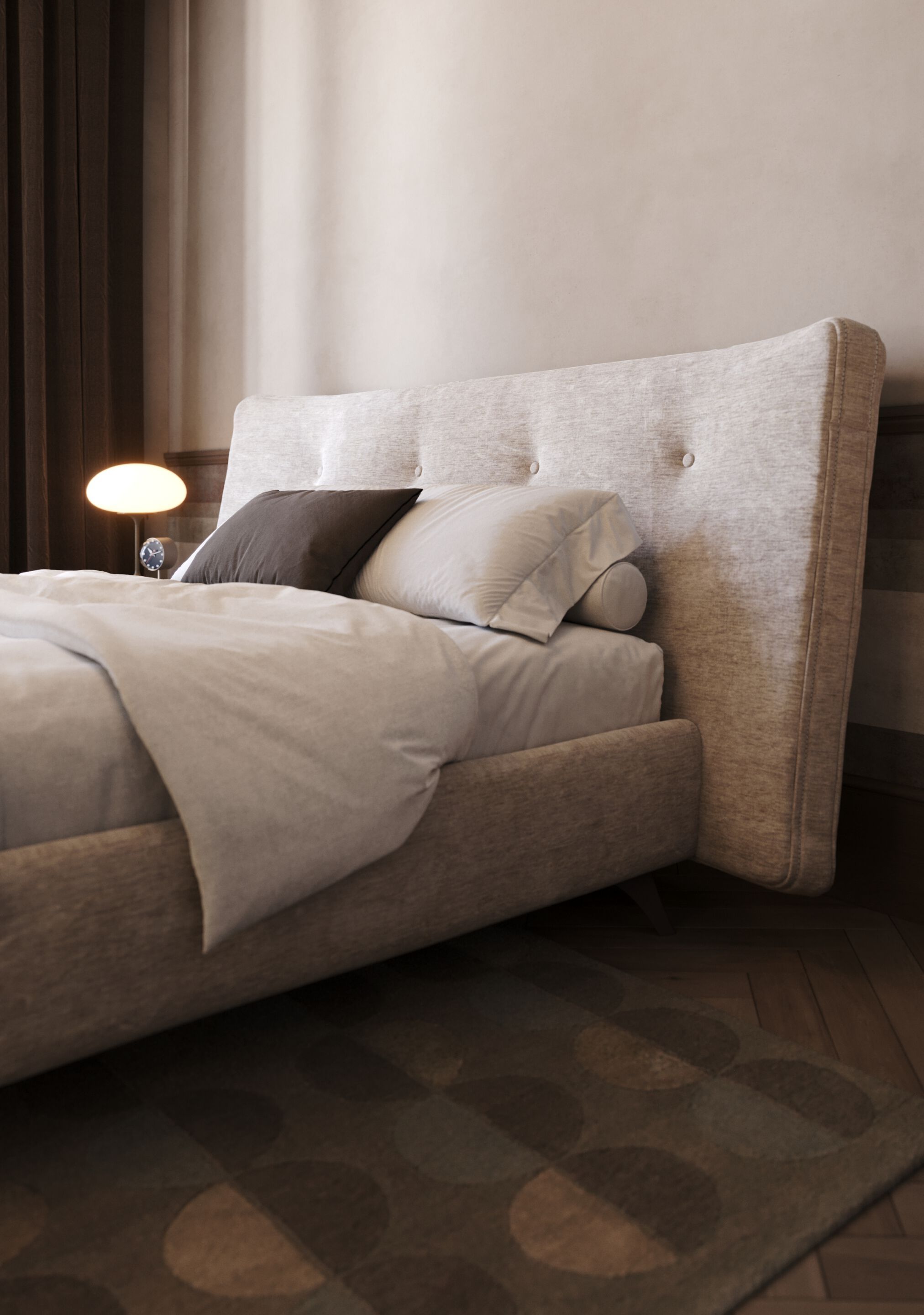 Двуспальная кровать для хранения ткани Giessegi DIVA ARCH-00035521 - Вид №1