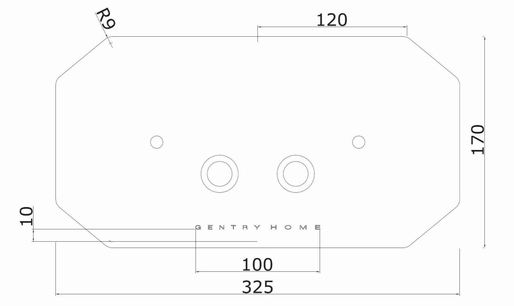 Gentry Home Кнопка смыва для унитаза Victorian sun-id-1347020 - Вид №3