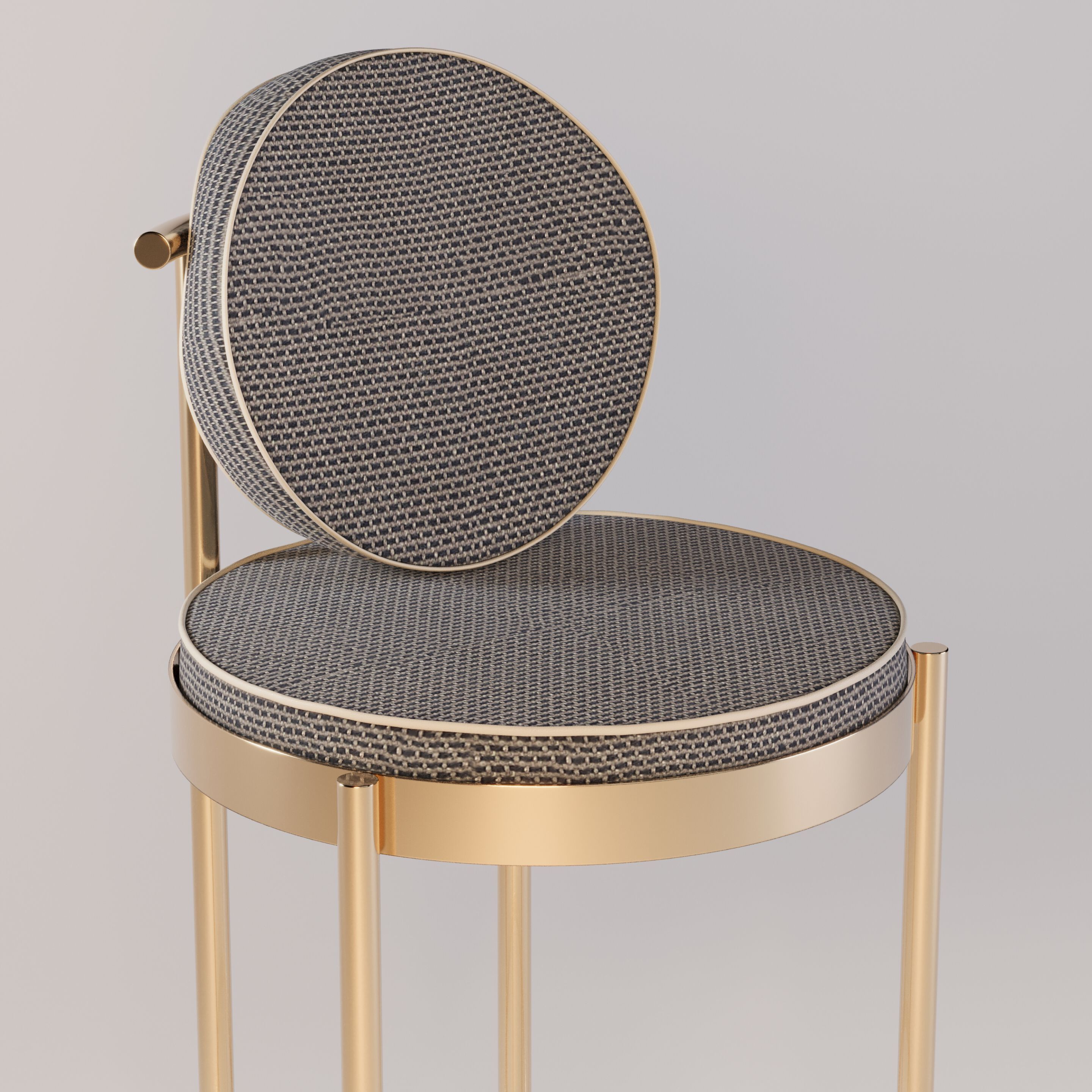 Высокий тканевый садовый стул со спинкой Myface Trace ARCH-00138011 - Вид №7