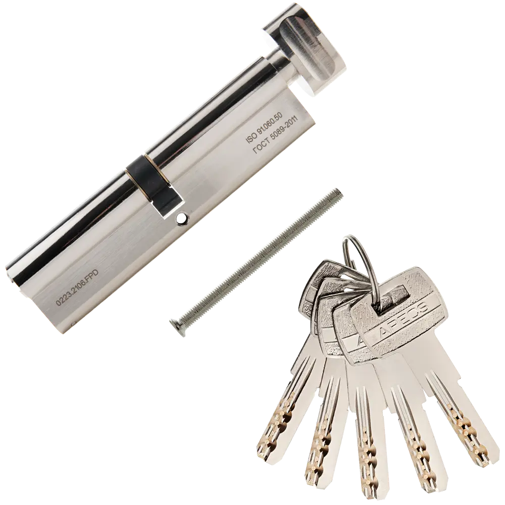 Цилиндровый механизм APECS Pro LM-120-C-NI с защитой от взлома 84168072 SM STLM-0894595 - Вид №1