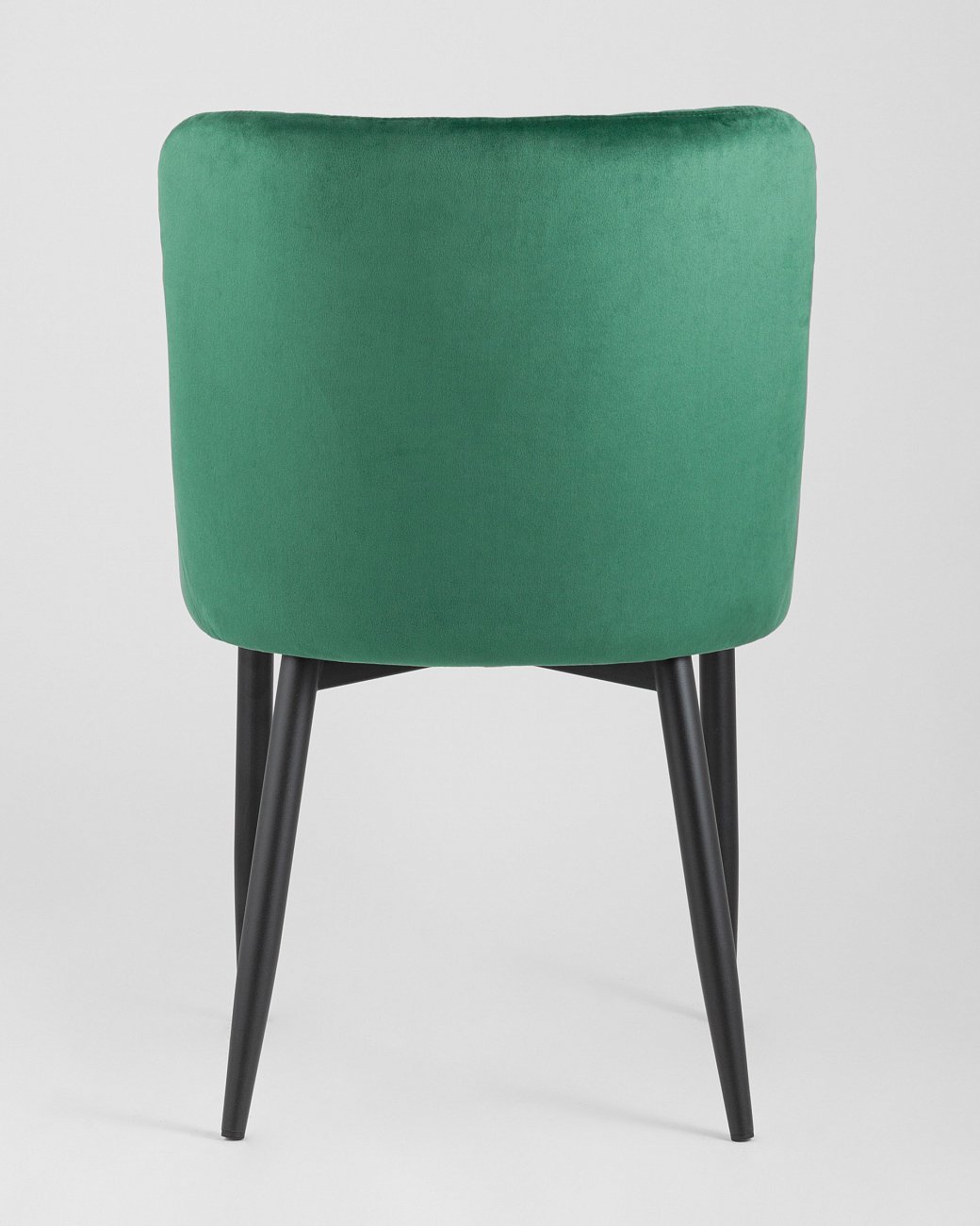 Стул мягкий со спинкой изумрудный с черными металлическими ножками "Ститч" STOOL GROUP ДИЗАЙНЕРСКИЕ 00-3881932 Зеленый  - Вид №4