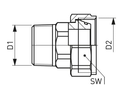 Фитинг R1" TECO G6 ARCH-00119117 - Вид №2