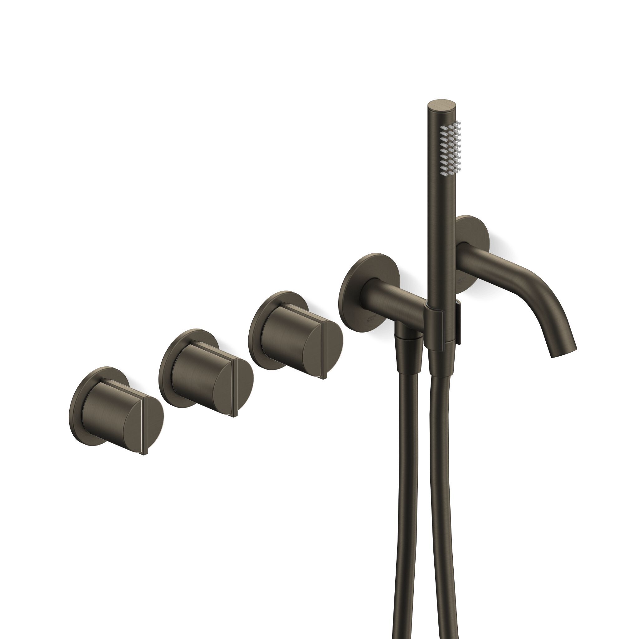 Настенный набор для ванны с 5 отверстиями и ручным душем Varied Forms Macaron ARCH-00113185 - Вид №5