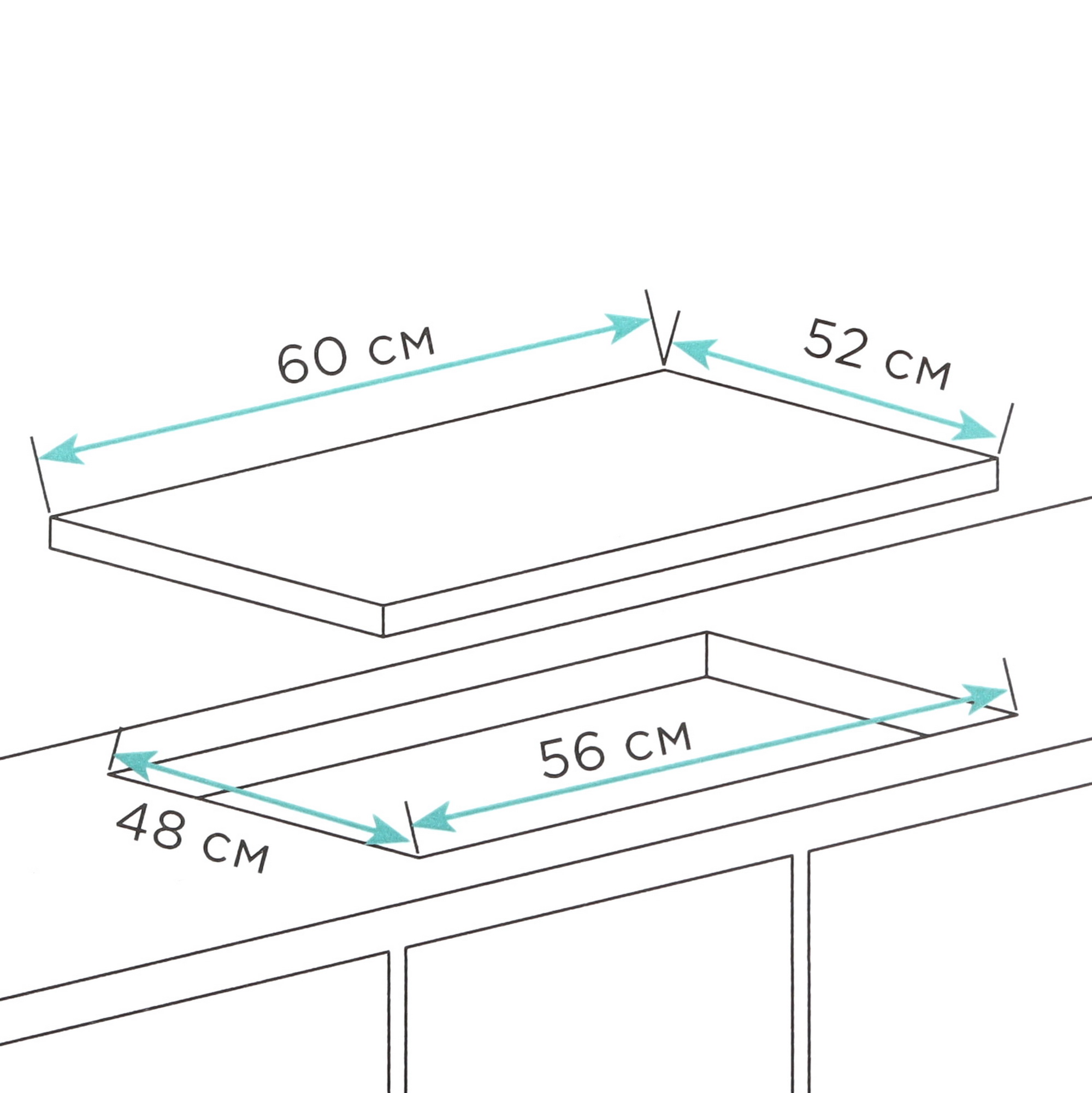 9221444 Газовая варочная поверхность Eigen GH-60H02DT STDN-0011433 - Вид №6