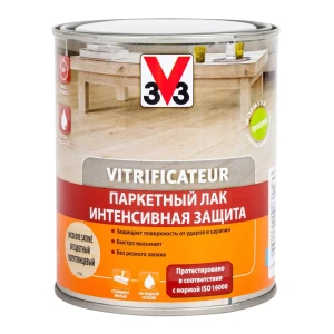 Лак паркетный V33 водный 0.75 л
