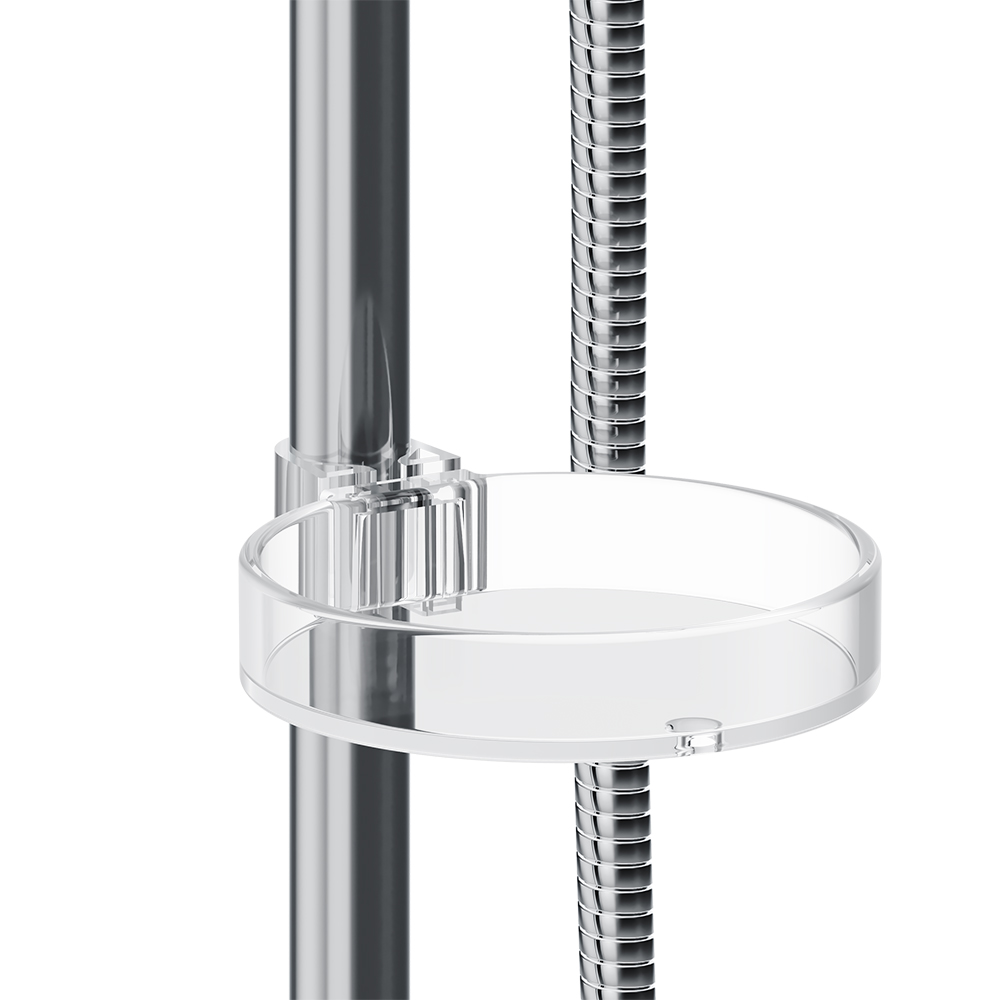 974200063 душ система: верх. душ 260*190 ручн. душ d 100 мм 1 режим переключатель шт Damixa Palace Evo  - Вид №4