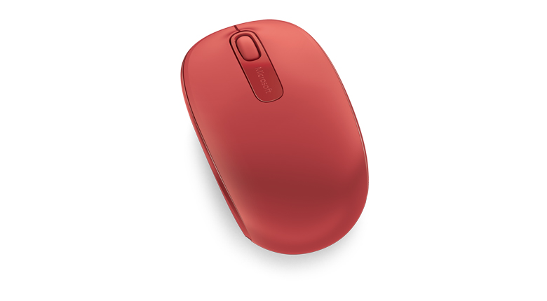 U7Z-00034 wireless mouse 1850, flame red Microsoft Santreyd  - Вид №1
