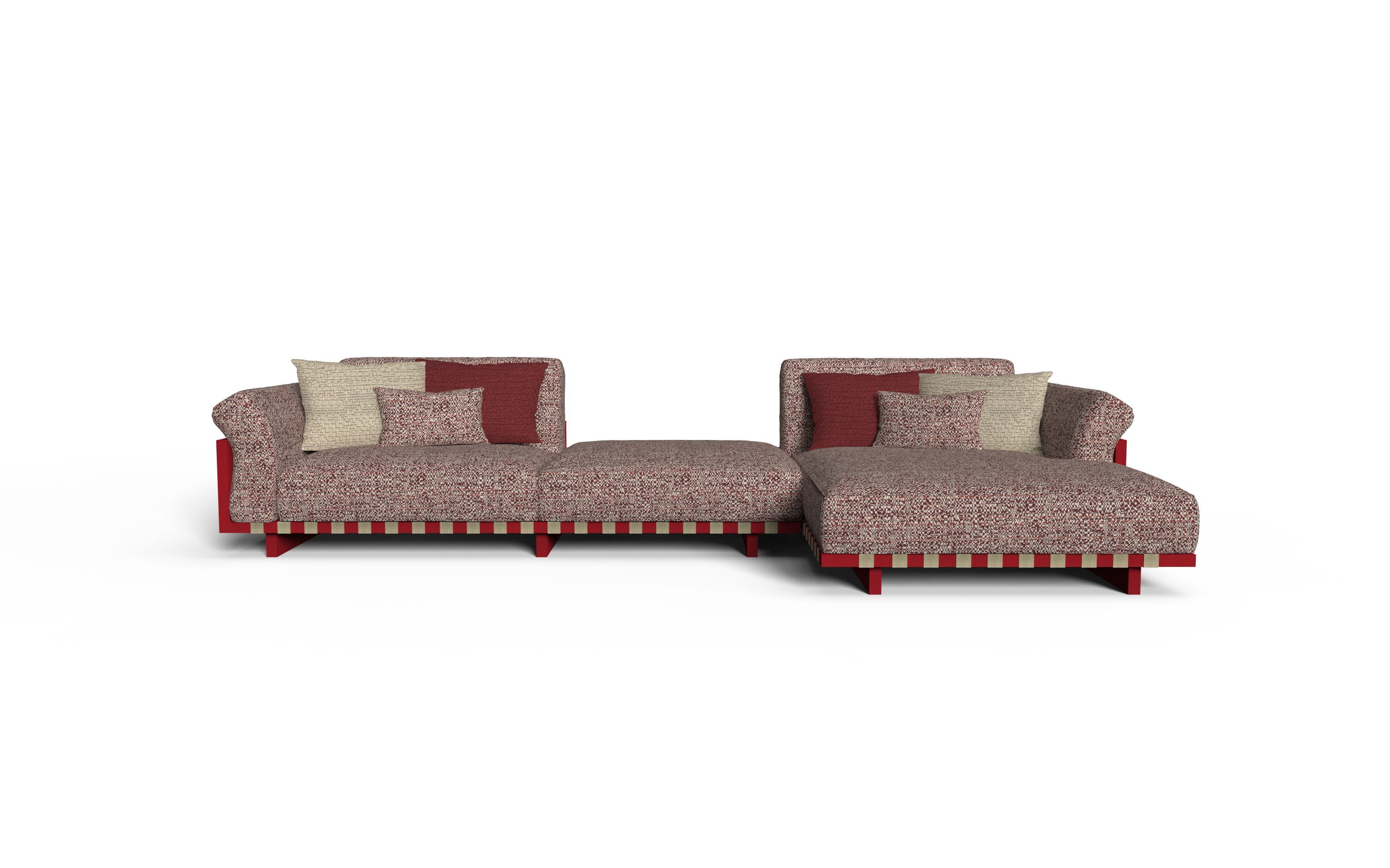 Тканевый модульный садовый диван Talenti Argo-alu ARCH-00087005 - Вид №2